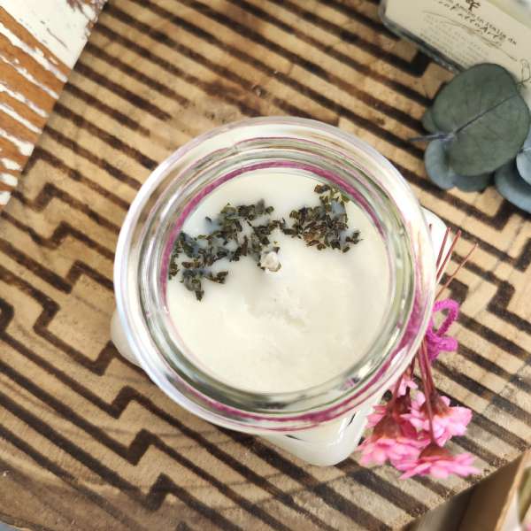 Candela Naturale Personalizzata in Cera di Soia – EcoFattoArt